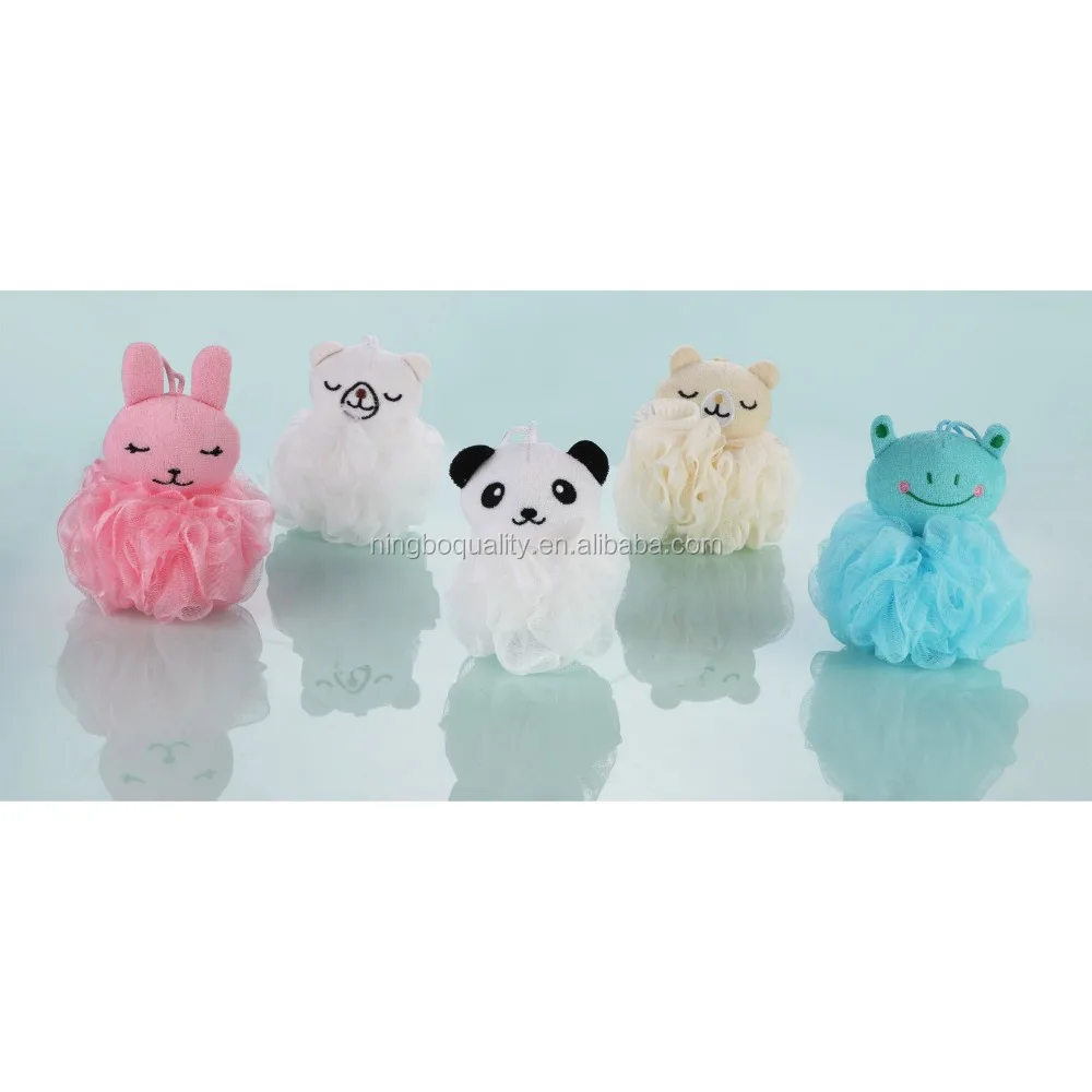 Animal Shaped Baby Mesh Bath Sponge Buy Bath Sponge,Baby Bath Sponge