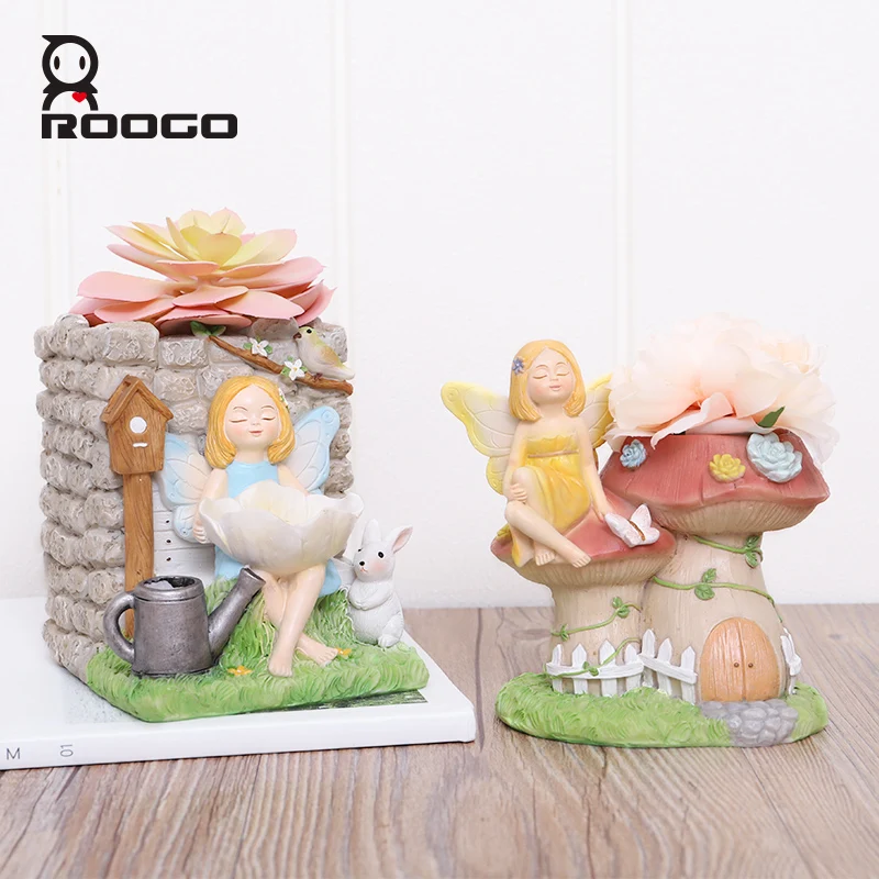 Roogo каучуковый горшок сказочные садовые цветочные