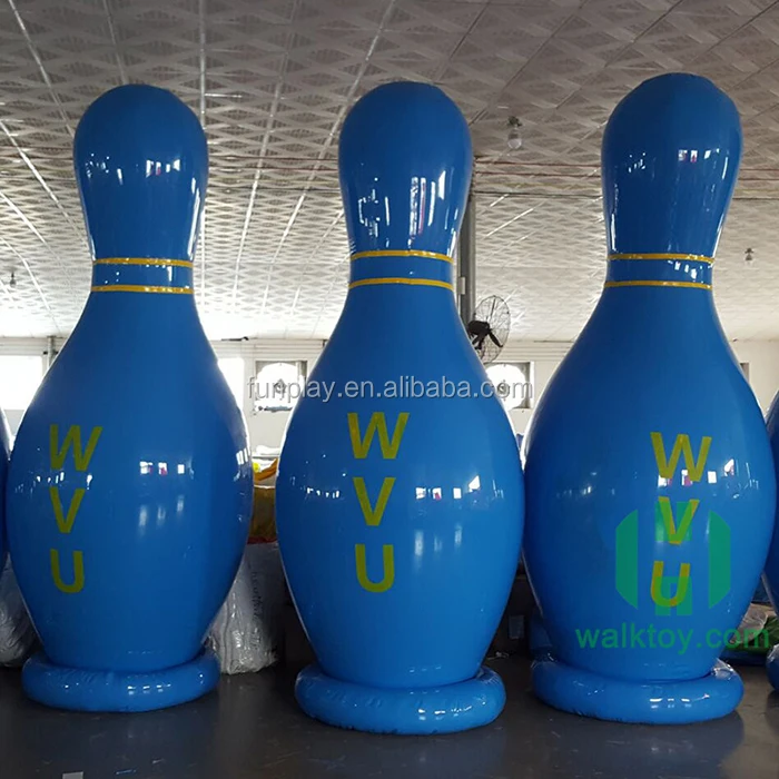 
HI высококачественный надувной набор для боулинга, гигантские надувные шпильки для боулинга 