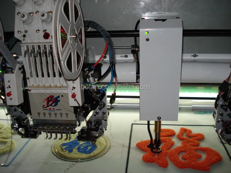 Mixing Chenille Fabric Computerized Embroidery Machine with Servo Motor