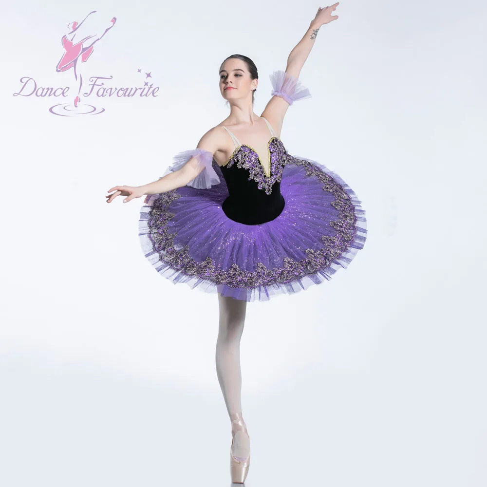 Sequin Ballet Professional Tutu Women Ballerina Dance Costumes Ballet Dress 