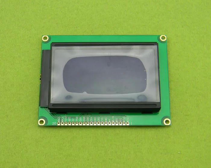 
128x64 точки синий графический ЖК-модуль/12864 5 в с подсветкой ST7920 Драйвер IC последовательный порт 