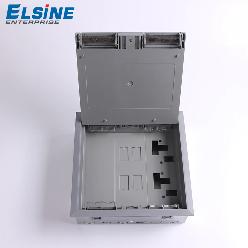 Electrical Raised Floor Box Systems Under Floor Flush Outlet Box