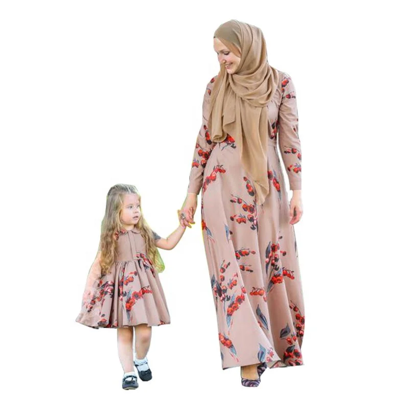 robe hijab a fleur
