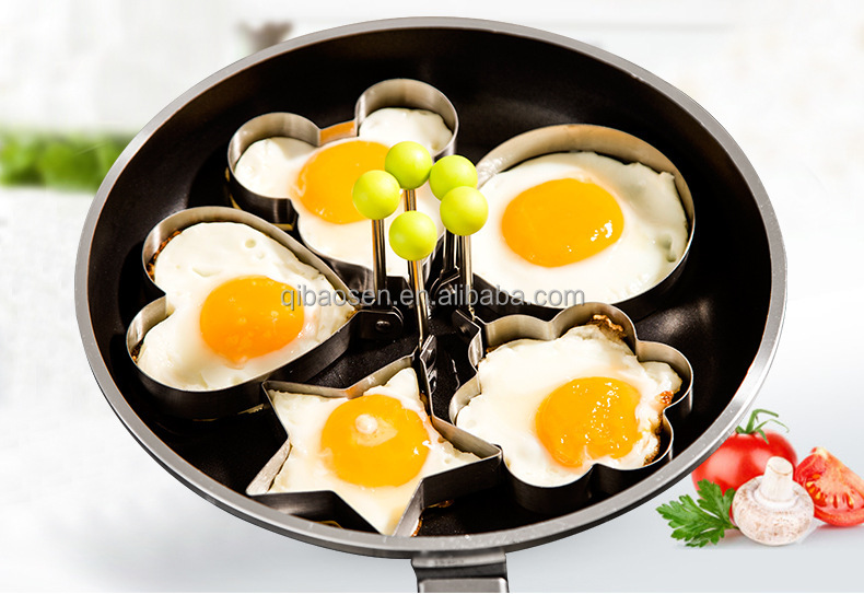 New cooking tools egg cooker heart-shaped fried egg mold