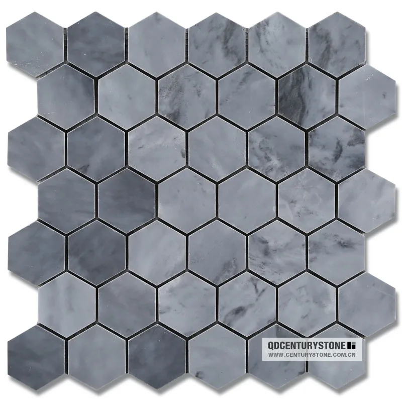 2 Milano Grey Marble Honed Hexagon Floor Mosaic Tile View Grey Marble Mosaic Tile Ctr Product Details From Qingdao Century Import Export Co Ltd On Alibaba Com