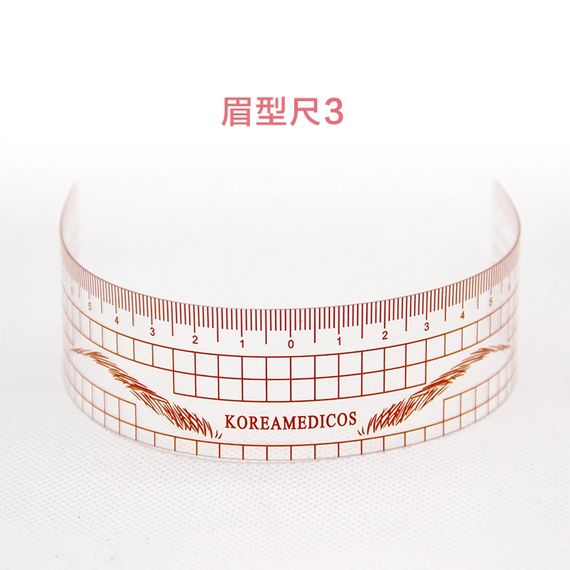 Микроблейдинг линейка для татуажа бровей