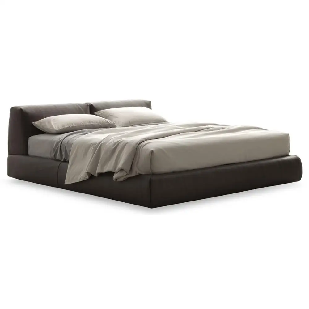 Popular High Quality Bed Frame with Bonded Leather 2018 New Bed Bedroom  Collection