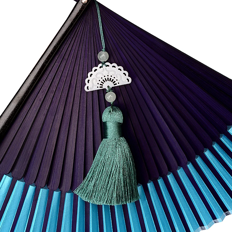 Производитель LONGJIE продает подвеску в виде веера из разноцветных ракушек ручное вязание китайского узла Закладка