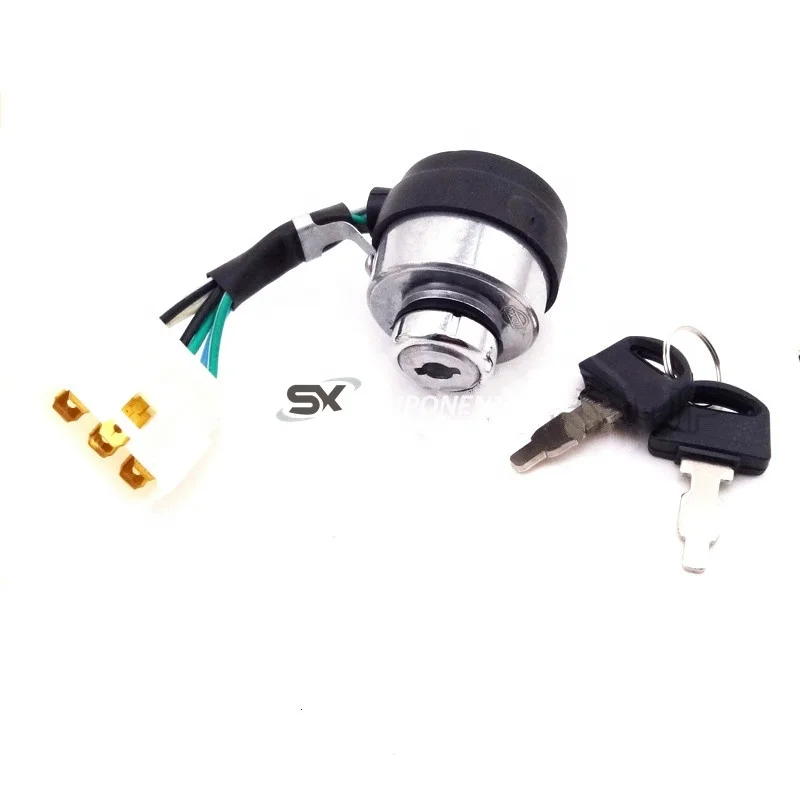 6 Wire on Off Kill Ignition Switch Key  XP4400E XP4400EH XP8500E XP10000E  Dur Max  Gasoline Generator