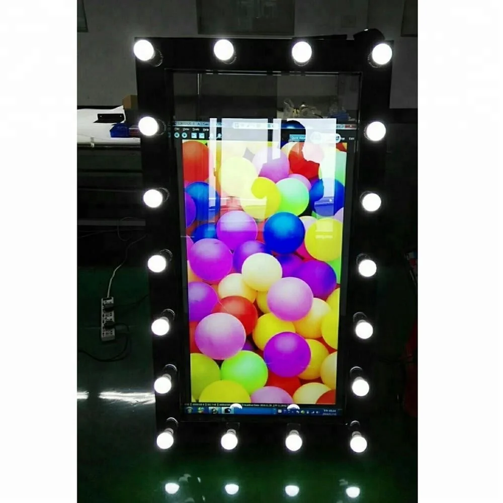 55 дюймов Магия события селфи фото сенсорный экран зеркало Photo Booth