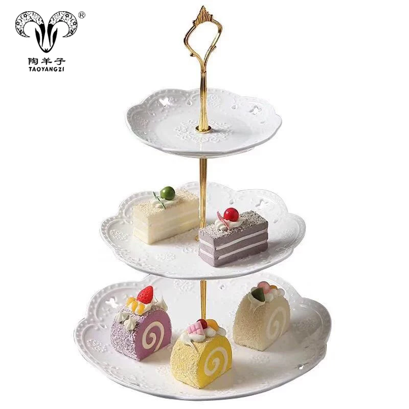 Service De Mariage En Ceramique Ensemble De Presentoirs A Gateaux Et Desserts 3 Pneus Logo Personnalise Directement D Usine Livraison Directe Buy De Mariage En Ceramique 3 Pneus Gateau Stand Ensemble Relief Service Gateau Stand Ensemble Pour