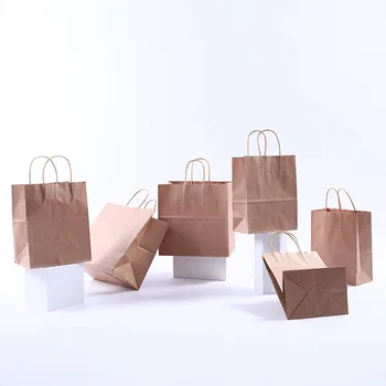 80 brown paper lunch bolsas snack bolsas kraft paper merchandise grocery party bolsas