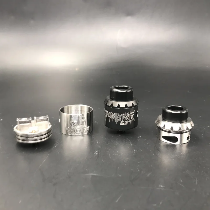 Горячая распродажа! rda испаритель двойной катушкой двухслойные 4 вида цветов AV распылитель vape мод клон оптовая продажа Апокалипсис 25 rda распылитель