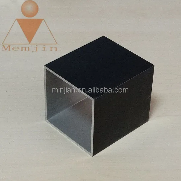 6063-t6 aluminum profile building material with electrophoresis plating from shanghai minjian