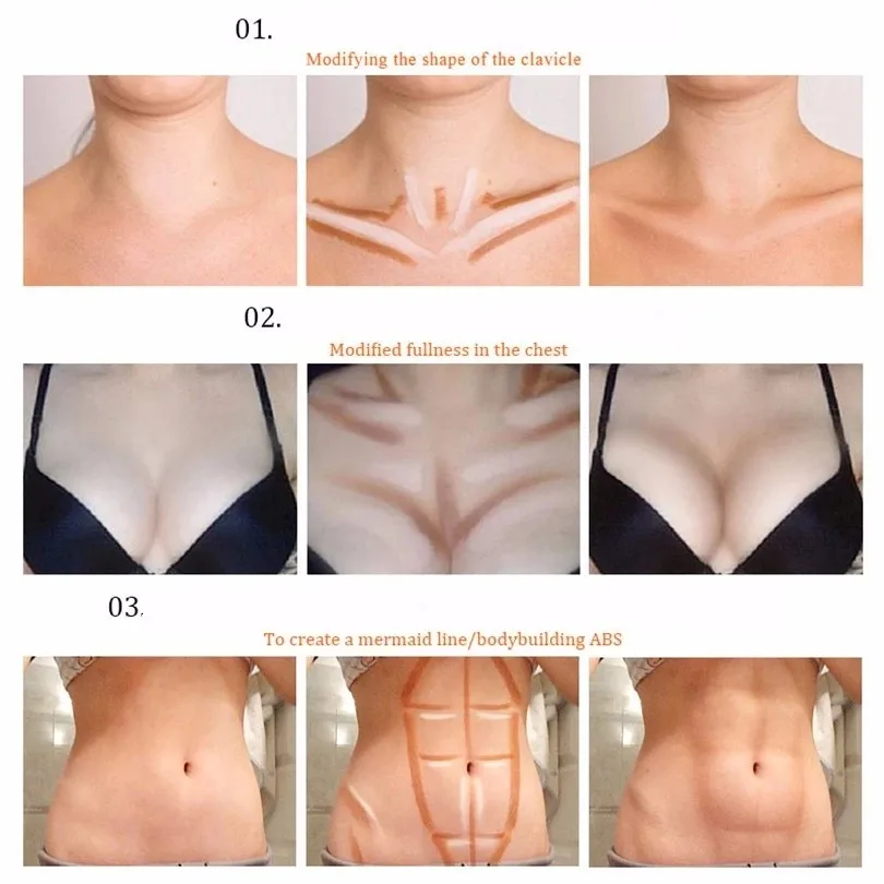 Высококачественная популярная косметика для тела, пудра для хайлайтера, палитра для хайлайтера светлых волос