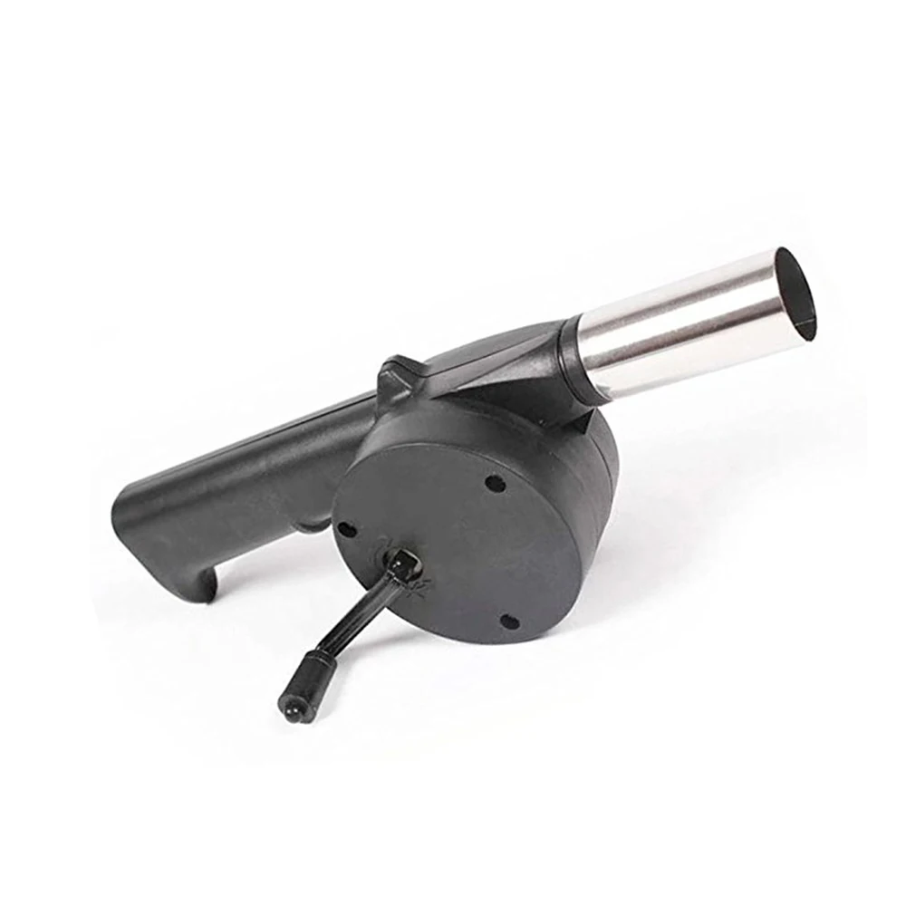 Alhb01 Hand Crank Hand Blower Fireplace Camping Bellows Bbq Grill Fire