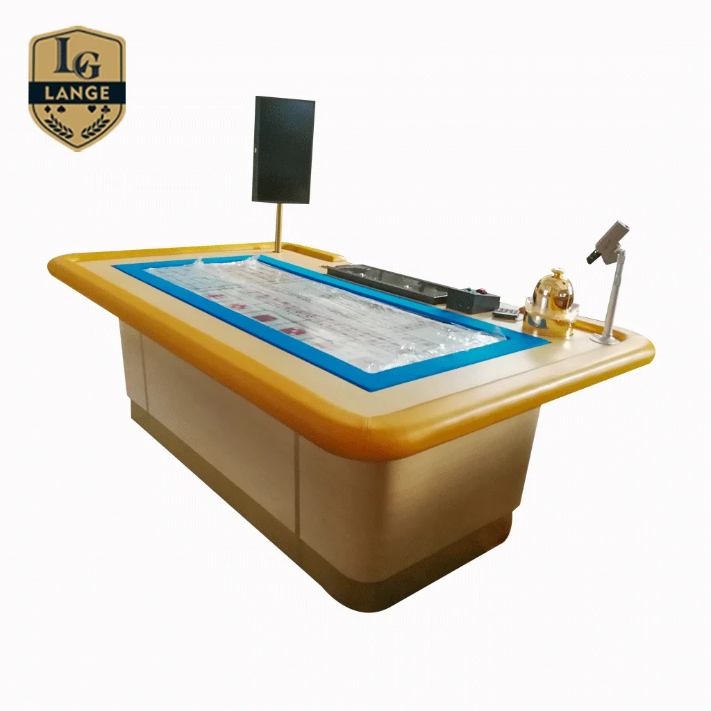 96 дюймовый автоматический покерный стол для казино Sicbo с ЖК-экраном и камерой