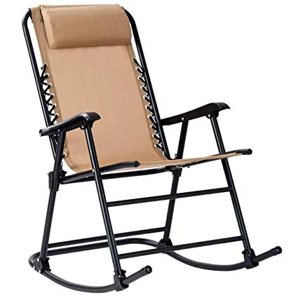 folding sling rocking chair