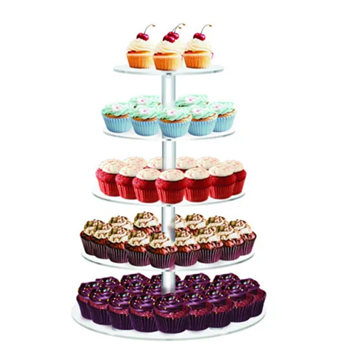 3,4,5 Tier Cake Display Stand Wedding Birthday Party CupCake Shelf Rack Holder