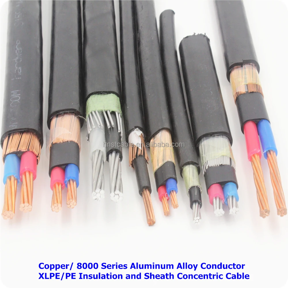 Aluminum Concentric Cable 16mm2 35mm2 - China Concentric Cable, Service  Entrance Wire