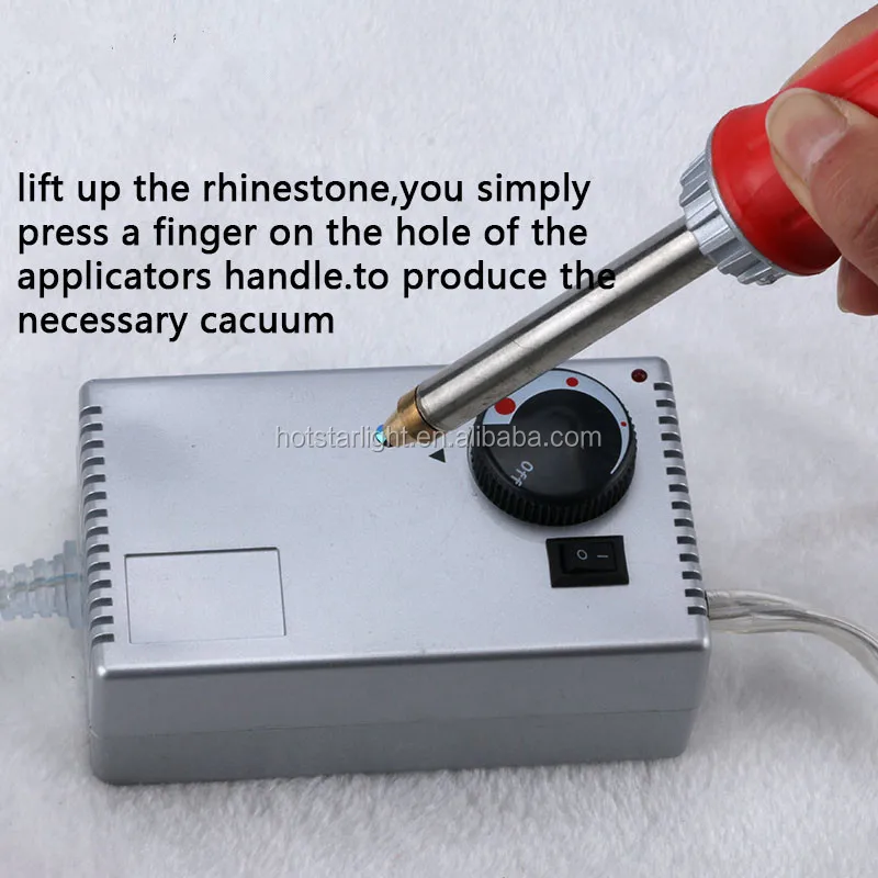 Вакуумный аппликатор автоматический с присоской со стразами для одежды платьев