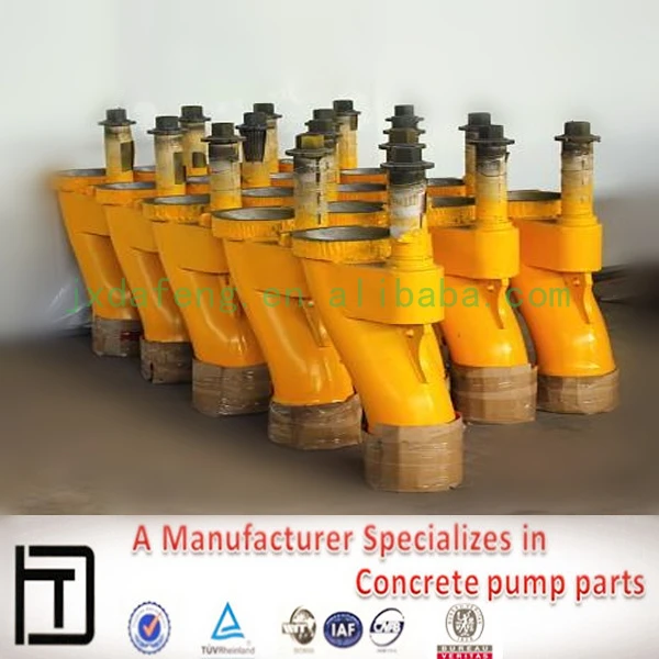 S-образный клапан для бетона запасные части бетононасоса