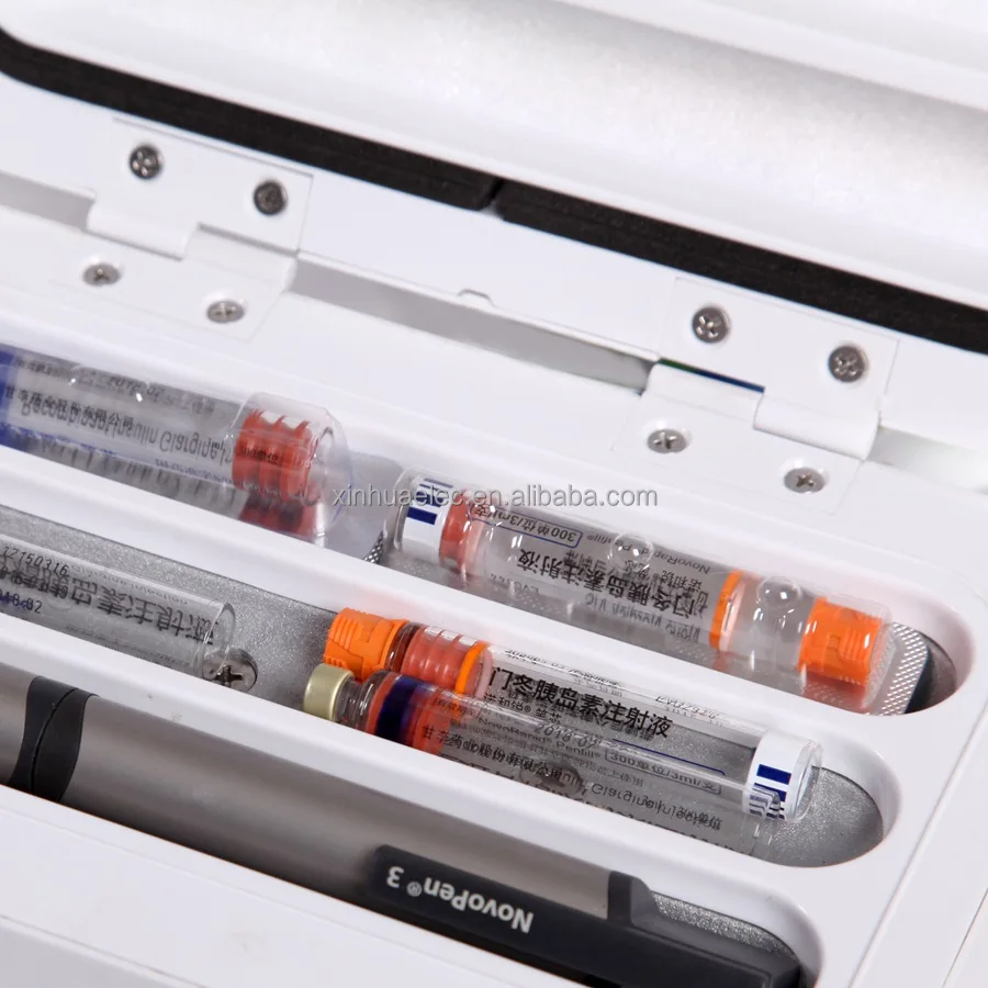 Медицинский мини-холодильник USB для лекарств или инсулина с батареей в кулере скорой помощи