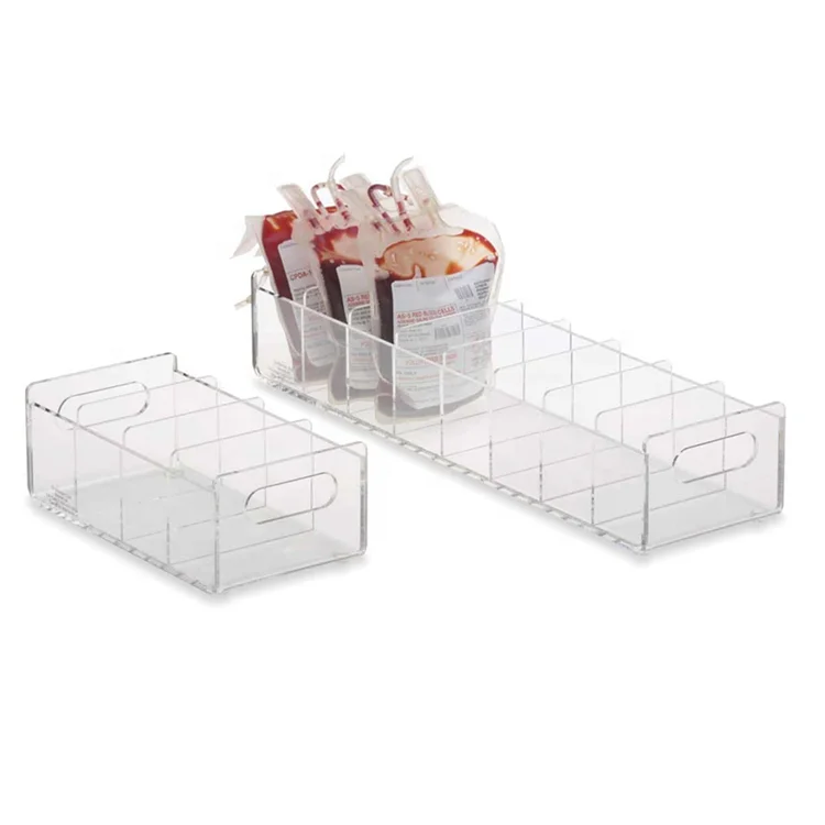 18 5x5x5 Inches Clear Acrylic Blood Bag Capsules Tray With Handle For Laboratory Buy Clear Acrylic Blood Bag Capsules Tray With Handle For Laboratory 18 5x5x5 Inches Clear Acrylic Blood Bag Capsules Tray Plexigalss Blood