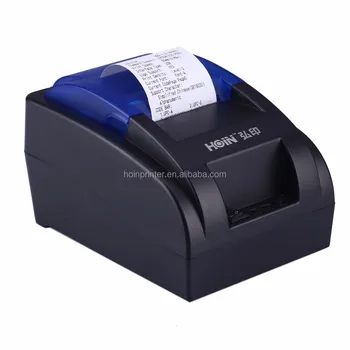 58mm Cheap Thermal Printer mini Receipt POS Printer Hoin Black and White for Smartphone and computer Bt+usb