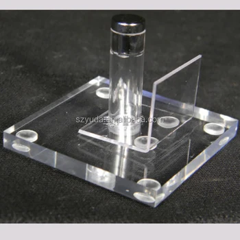 Supports De Roche En Acrylique Transparent, Présentoir Minéral, Objets De Collection En Cristal, Base D'échantillon De Minerai à Trois Chevilles