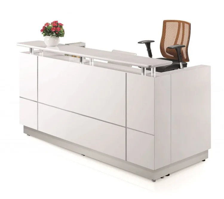 Custom Reception Desk Beauty Salon Store Display Desk Modern Counter Design