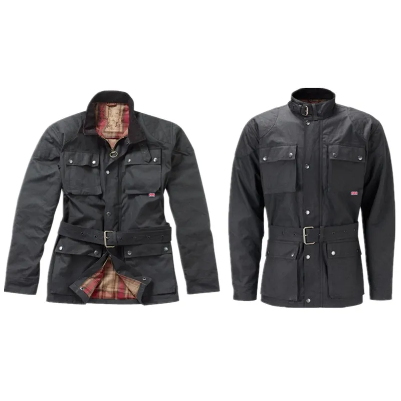Mens-Wax-Coated-Jacket-Outdoor