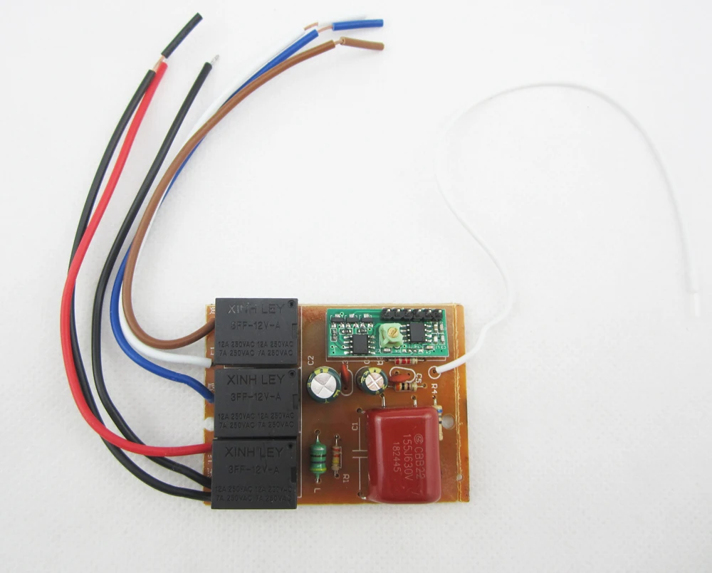 3-канальный беспроводной цифровой пульт дистанционного управления переключатель света 220V 3 способа 1000W для системы освещения