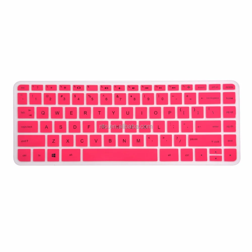 Чехол для клавиатуры ноутбука HP, Черный силиконовый чехол для клавиатуры HP 14 дюймов