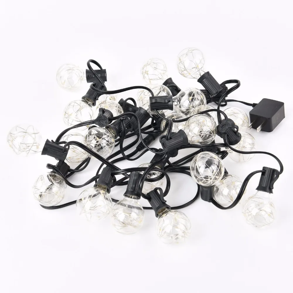 High Quality G40 RGB Led Copper Wire Bulb for String Lights Christmas Light