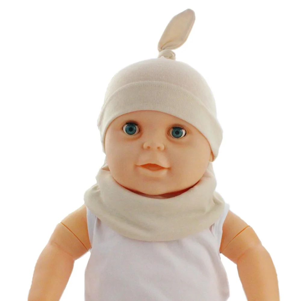 Детская шапка и шарф из 100% хлопка, на заказ