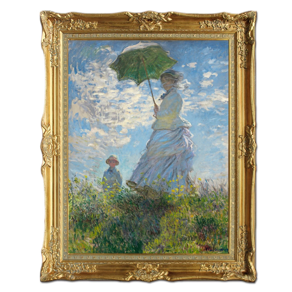Hand Made Claude Monet Classical Reproductions Beautiful Scenery Paintings Art on Canvas