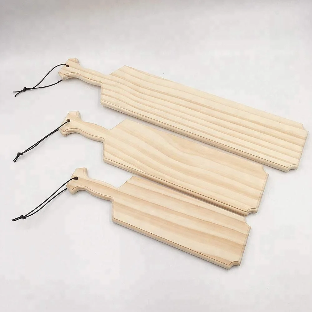 Solid Pine Wooden Spanking Paddle