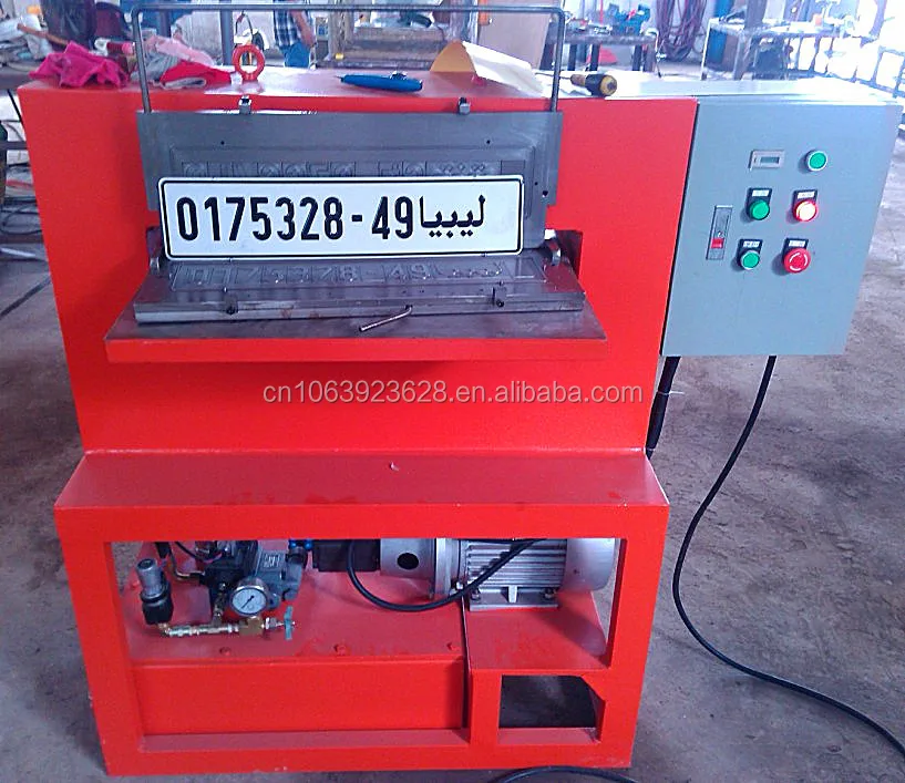 License Plate Making Machine Manual Press Machine Hydraulic Emboss Machine