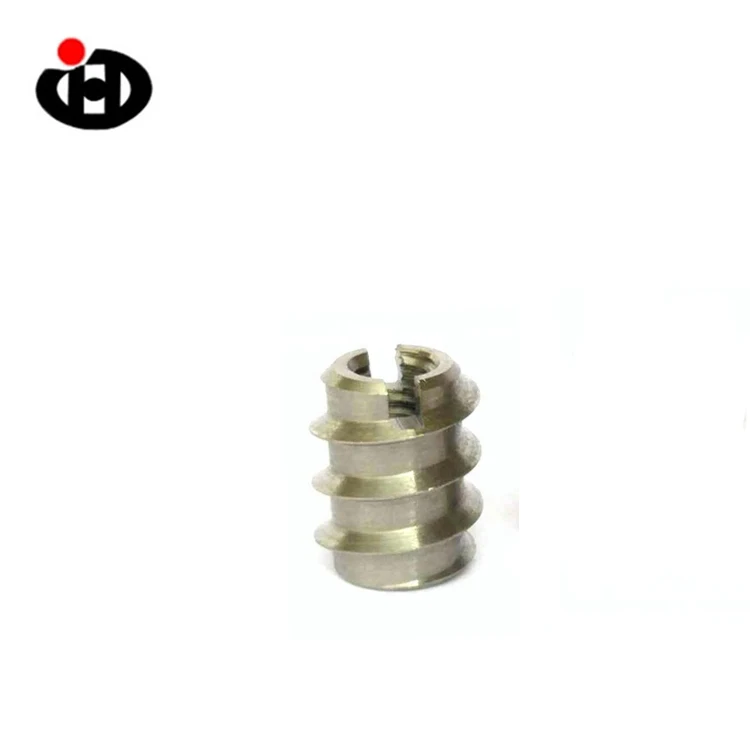 JINGHONG Steel Inserts Self Tapping Nuts Screwed Inserts M4 DIN 7965