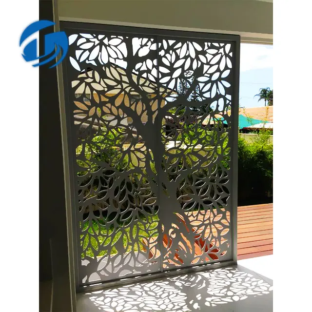 Power Coated Perforated Metal Mesh Sheets for Fence Door Wall