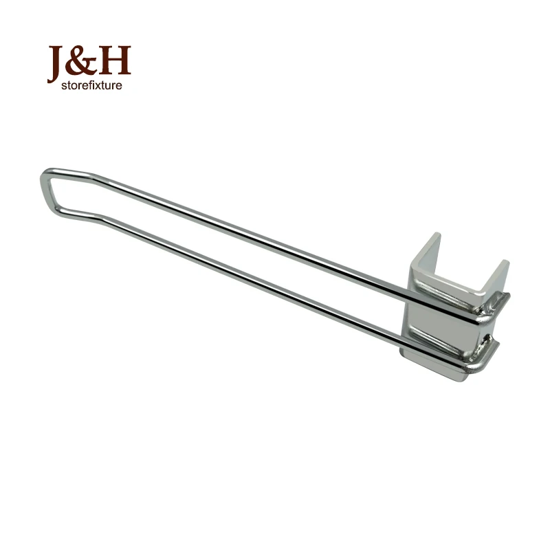 Double Wire Euro Hooks for Square Hanging Bar Display