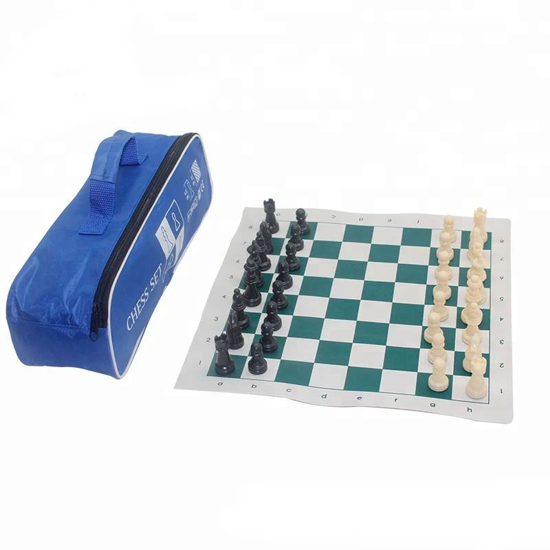 Blue Leather Chess Board, Packaging Type: Box