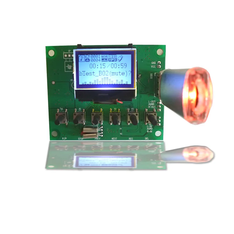 JK002L Good Sound Recorder USB Wav Wma Mp3 PCB Circuit Board