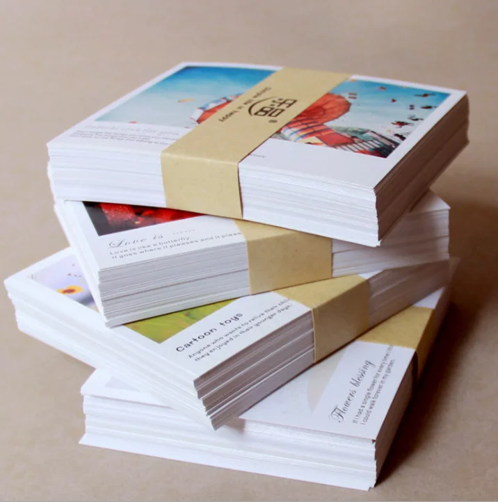 thick postcards