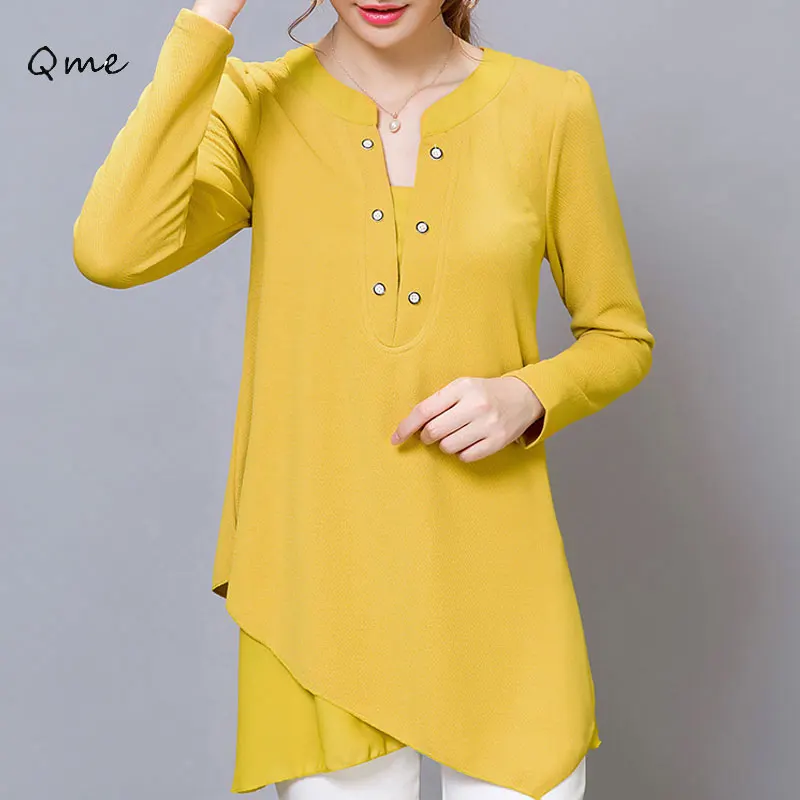 Aliexpress.com: Comprar Mujer blusas ladies yellow tops