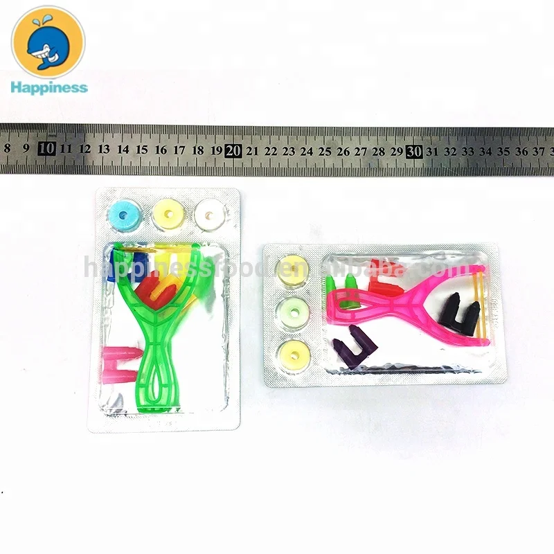 Китайская пластиковая Рогатка игрушка конфеты