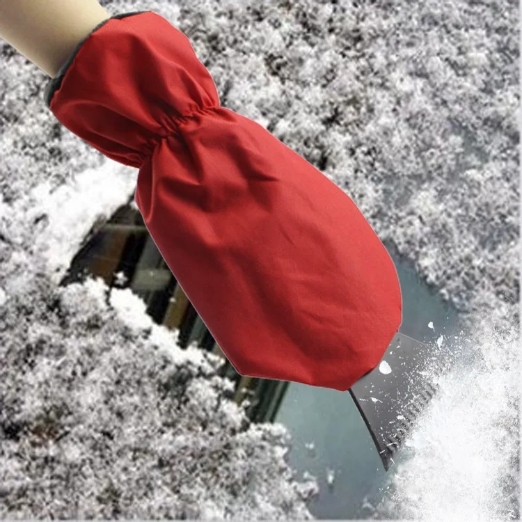 Promotional Car Plastic Snow Ice Scraper With Glove Snow Shovel