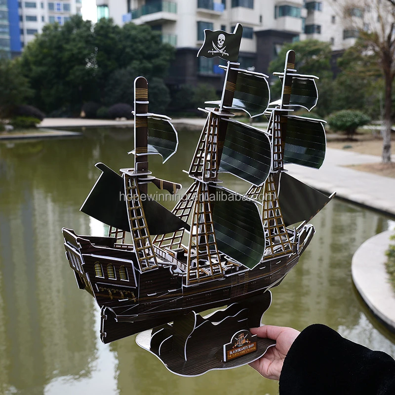 Новый дизайн Детский Пиратский Корабль из пенопласта 3D